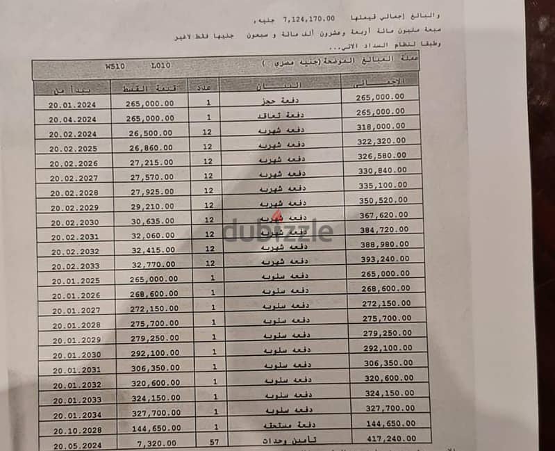 للبيع شقة 115متر فى مدينتى طرفيه غير مجروحه فيو وايد جاردن بأعلى تميز 1