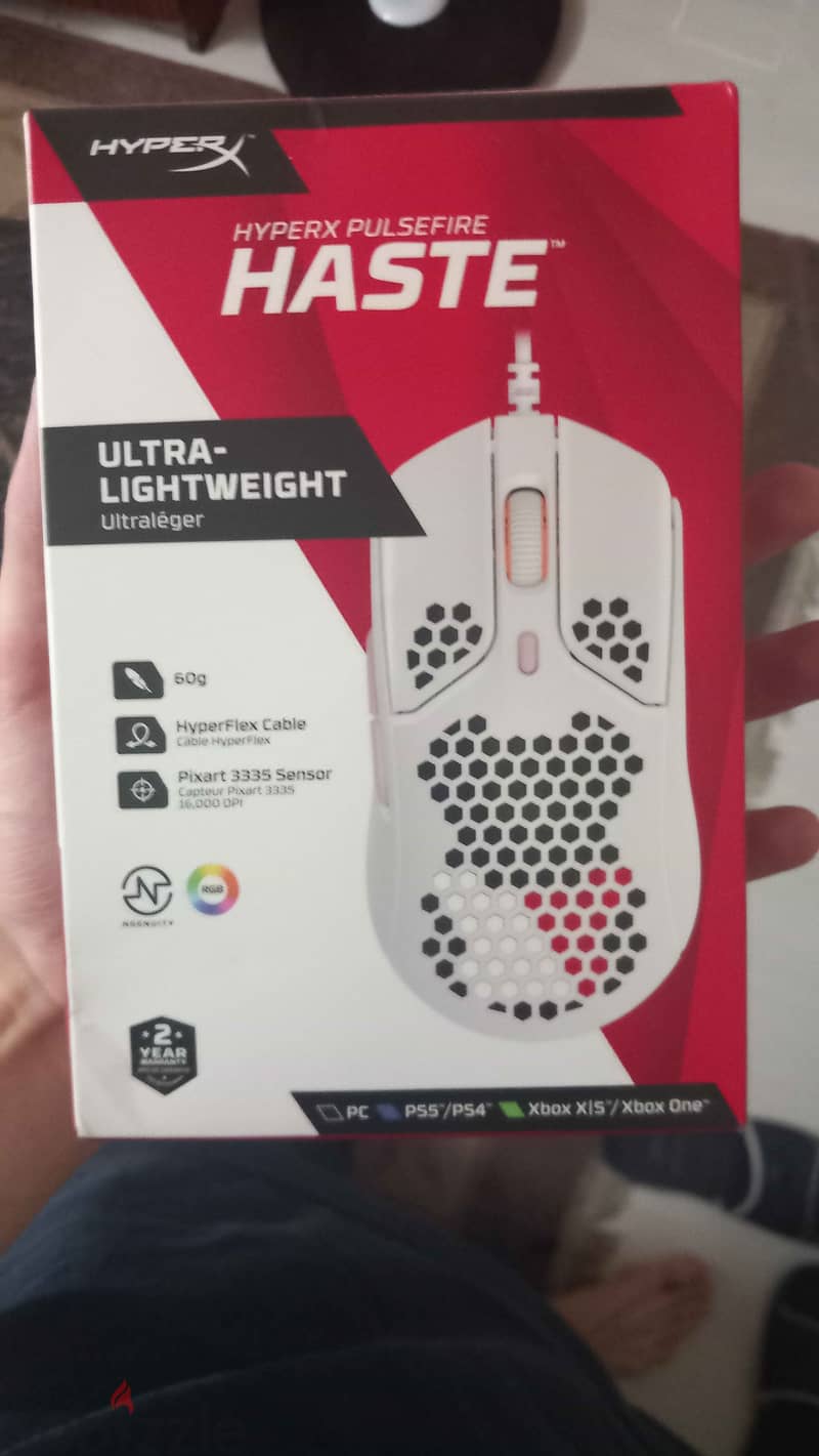 mouse hyper x haste ultra light 0