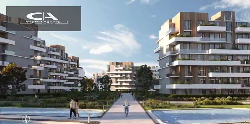 Apartment with 5% down payment for sale in Bosco City Compound & 25% discount on cash - distinctive view on the landscape in Misritalia-IL Bosco City 2