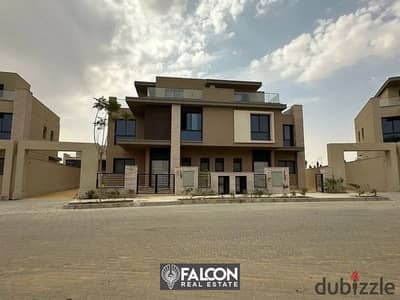 Separate villa of 554 m for sale in the most distinguished compound in Sheikh Zayed with a fantastic view and a very special location in the estates