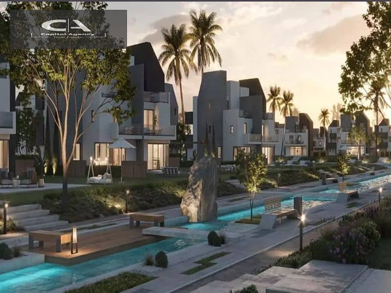 Without 0% down payment, an apartment of 160 meters for sale in Rivers Compound in the heart of New Zayed | Save the cityscape in installments over 10 9