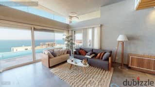 Townhouse 175m fully finished with installments over 10 years on the sea delivery for 2 years in ilMonte Galala Sokhna