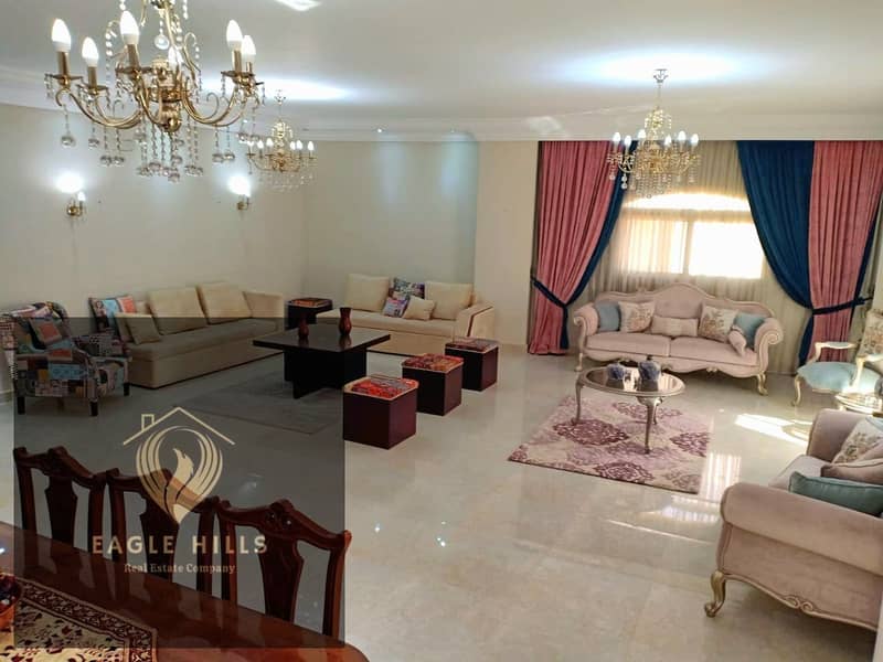 apartment for rent in el banafseg villas fullyfurnished ultra moodern 0