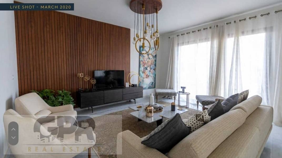 امتلك شقه فورا وتشطيب كامل في كمبوند البروج بجوار المركز الطبي العالمي | wn an apartment with Ready to move and full finishing in Al Burouj 7