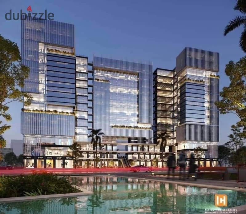 A 35-square-meter commercial store in the Food Court in front of the iconic tower and the central business 1