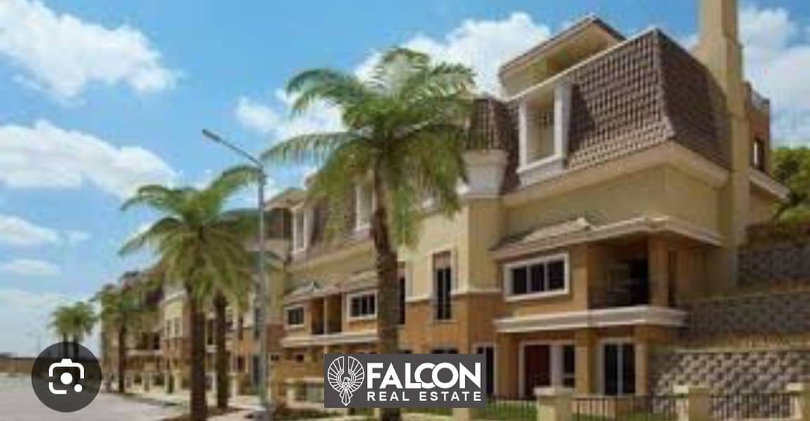 own a villa of 212 meters with a 10% down payment and installments over 8 years in sarai. 6