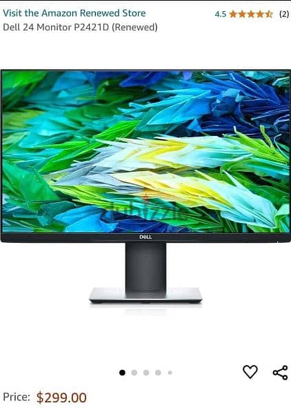 Dell monitor P2421D / شاشة ديل 2