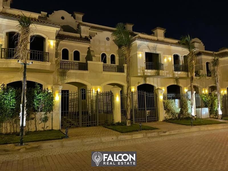 For sale, twin house, 288 meters, immediate receipt, in La Vista Prime Amazing Location in Shorouk 9