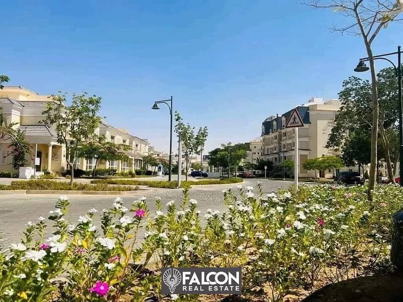 For sale, an apartment of 130 meters directly on the landscape and Crystal Lagoon in Aliva Mountain View, New Cairo, Aliva, in installments for 8 year 4