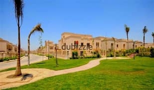 Twin house for sale 303m, super deluxe finish Greens Compound Sheikh Zayed