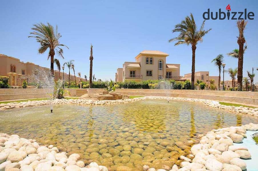 Twin house for sale 303m, super deluxe finish Greens Compound Sheikh Zayed 6