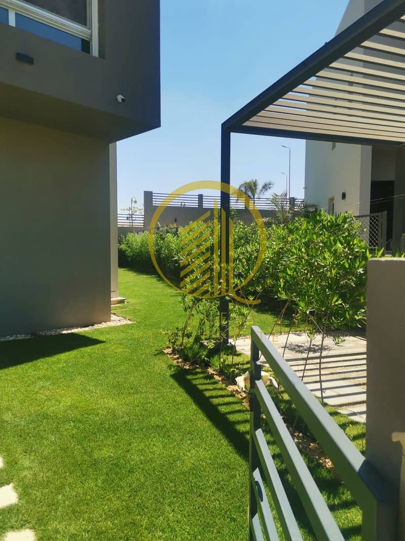 Townhouse with very prime view for rent in etapa city edge el sheikh zayed 2