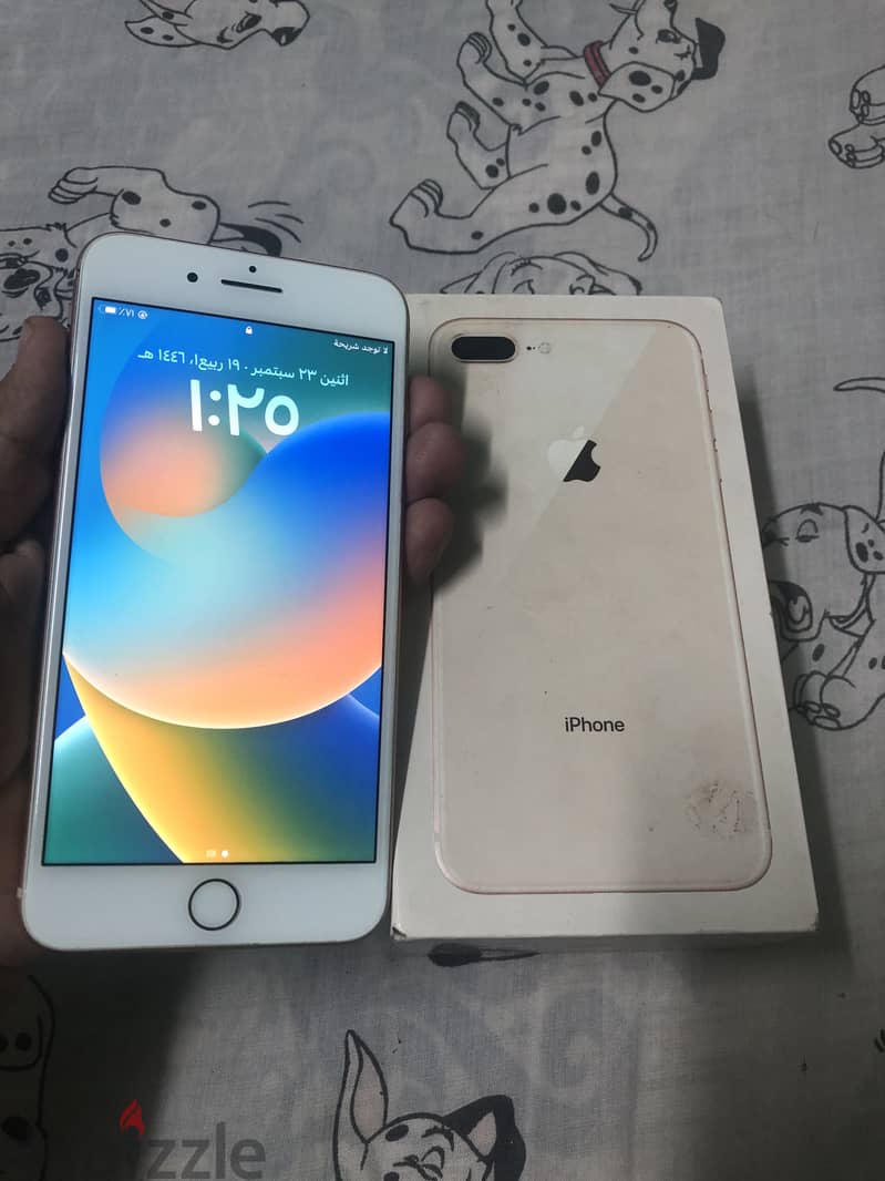 iPhone 8 Plus معاه كل حاجته وحاله ممتازه 2