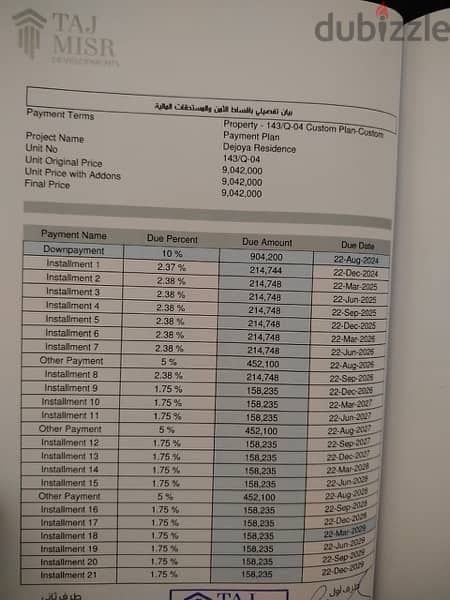 شقة بجاردن للبيع بكمبوند ديجويا في نيو زايد بدون اوڨر 5