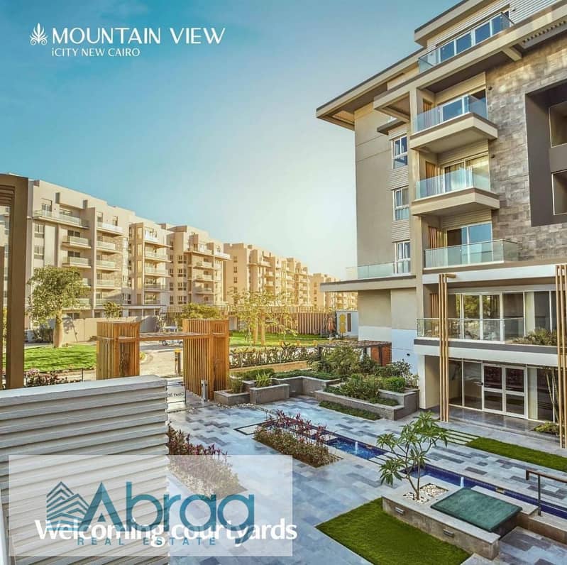 For sale, 3-bedroom apartment, immediate delivery, 7-year installments for a limited period, Mountain View iCity, New Cairo 6