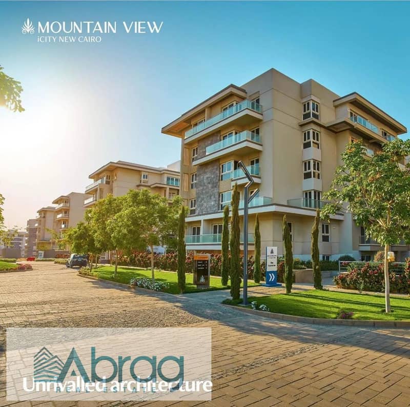 For sale, 3-bedroom apartment, immediate delivery, 7-year installments for a limited period, Mountain View iCity, New Cairo 9