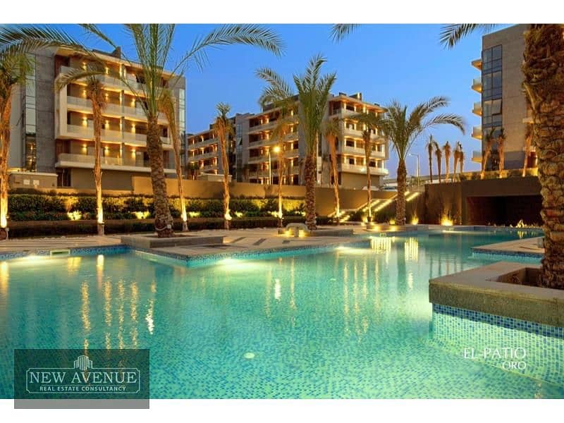 Apartment 164 meter Prime location view landscape and pool in Ptio Oro New Cairo . 6