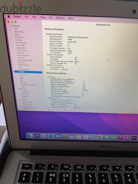 Apple MacBook Air 13.3 inch - Early 2015 Only 82 cycle count 4