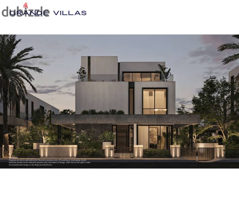 constructed villa ready for showing in villas only compound in front of Al-Rehab City Sabbour with installments 2