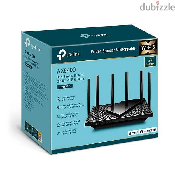 tp-link Dual-Band 6-Stream-Gigabit WiFi 6 Router 3