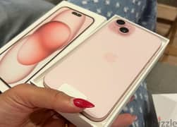 Iphone 15 plus , 128 gb , pink , sealed