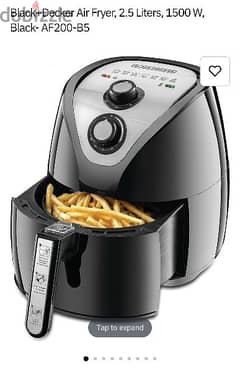 Black Decker Air Fryer 0