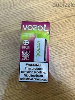 Vozol disposable pod 12000 puff (Strawberry Watermelon)