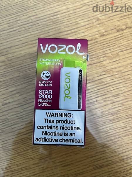 Vozol disposable pod 12000 puff (Strawberry Watermelon) 0