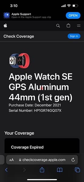 APPLE WATCH SE GPS ALUMINUM 44mm (1st gen) 4