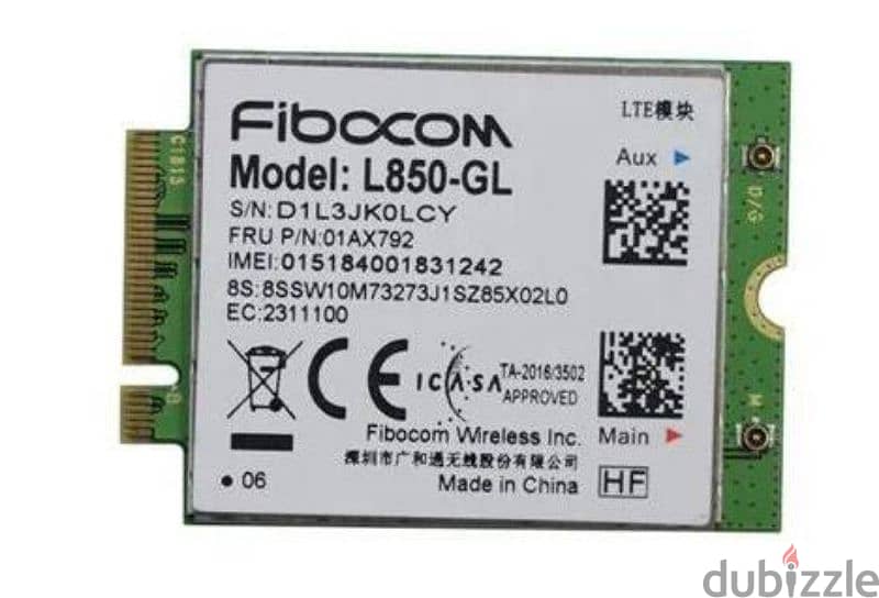 Fibocom L850-GL CAT9 LTE 4G WWAN Card for Lenovo ThinkPads (see below) 1