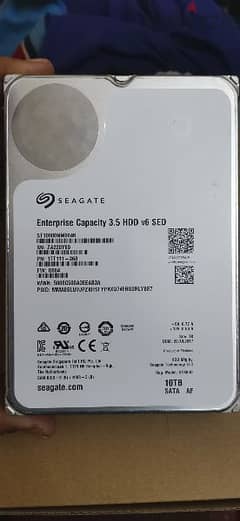 Seagate Enterprise 10TB HDD 7200rpm