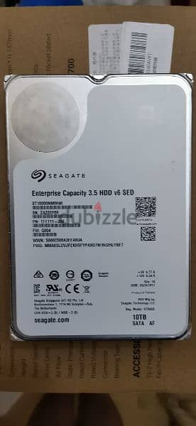 Seagate Enterprise 10TB HDD 7200rpm 1