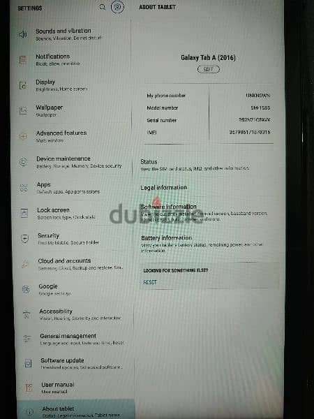 Samsung galaxy a6 tablet 12