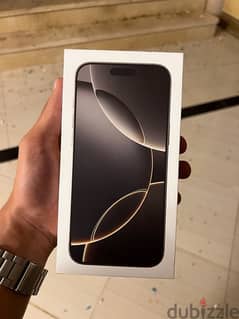 iphone 16 pro max 256 g new متبرشم gold titanium