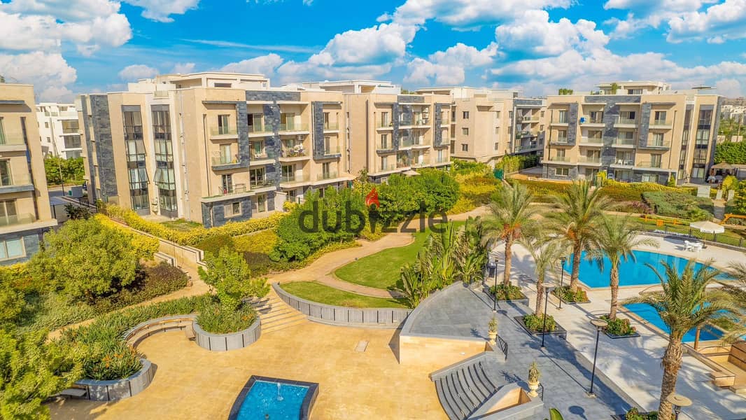 Ground floor apartment with garden, 195m, ready to move, in the Fifth Settlement, Galleria 7