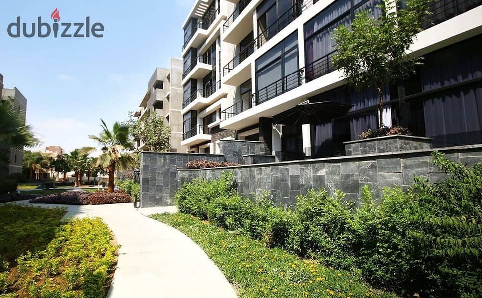 Ground floor with garden, fully finished, with air conditioners and kitchen, for sale in The View WaterWay 2