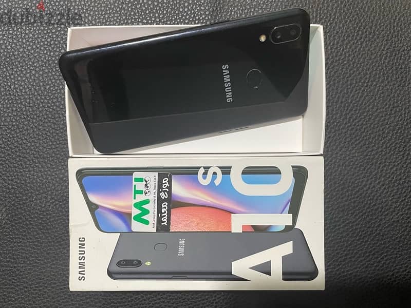 Samsung A10S with box . . waranty expired 1