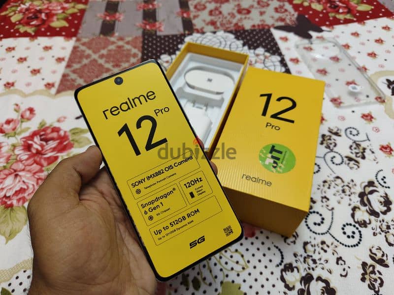 Realme 12 Pro 5G 256/8GB جديد زيرو فك برشام 5