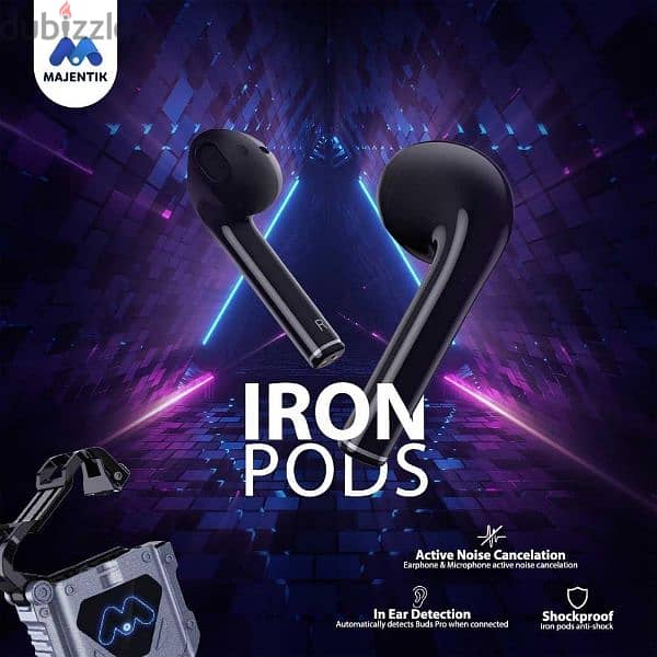 سماعة هاتف ذكية للألعاب - iron pods Gaming Majentik 1