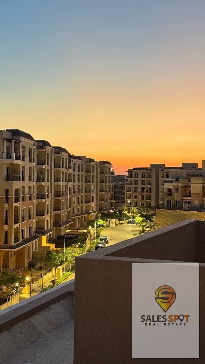 A distinctive studio for sale in Sarai Compound at the lowest price and a distinctive opportunity for investment next to Madinaty and minutes from the 11