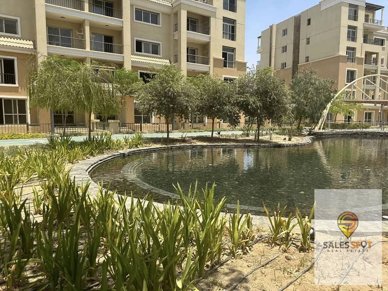 At the lowest price and a great opportunity for investment, own a distinctive studio for sale in Sarai Compound, next to Madinaty and minutes from the 9