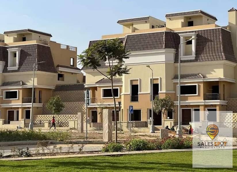 With a 42% cash discount Buy a villa with a distinctive garden for sale in The Butterfly Compound in the heart of Mostakbal City and next to Madinat 0