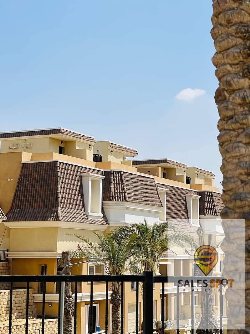 With a 42% cash discount Buy a villa with a distinctive garden for sale in The Butterfly Compound in the heart of Mostakbal City and next to Madinat 1