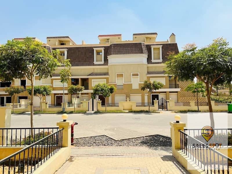 With a 42% cash discount Buy a villa with a distinctive garden for sale in The Butterfly Compound in the heart of Mostakbal City and next to Madinat 7