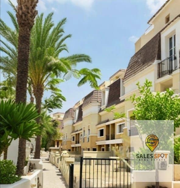 With a 42% cash discount Buy a villa with a distinctive garden for sale in The Butterfly Compound in the heart of Mostakbal City and next to Madinat 10