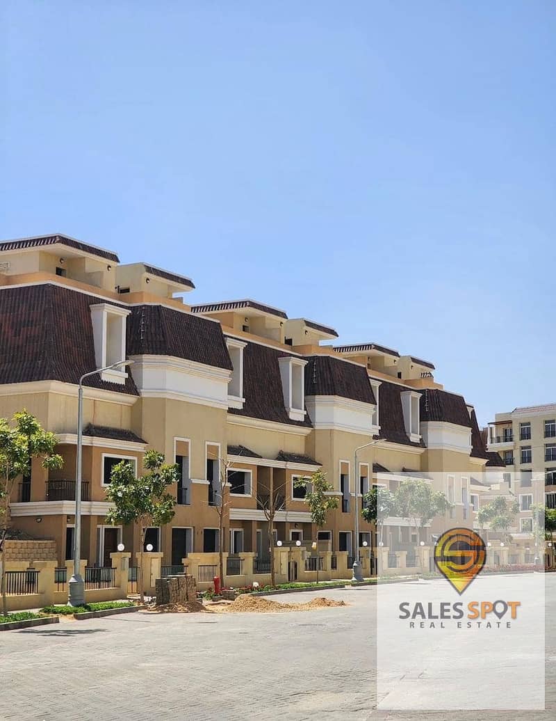 With a 42% cash discount Buy a villa with a distinctive garden for sale in The Butterfly Compound in the heart of Mostakbal City and next to Madinat 11