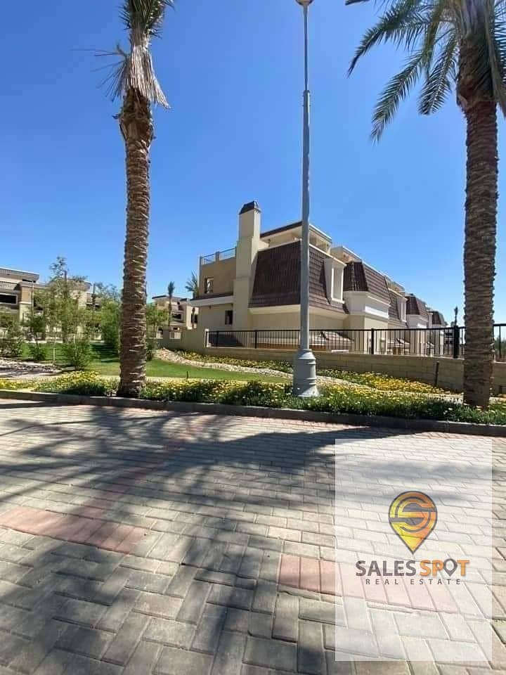 At a 42% discount, a 239 sqm villa + garden + roof for sale in The Butterfly Compound -- The Butterfly  in Mostakbal City, minutes from Fifth Settle 2