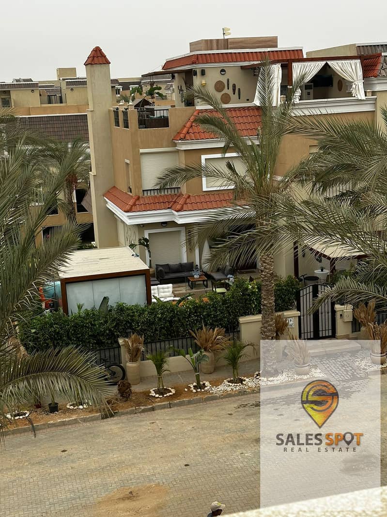 At a 42% discount, a 239 sqm villa + garden + roof for sale in The Butterfly Compound -- The Butterfly  in Mostakbal City, minutes from Fifth Settle 5