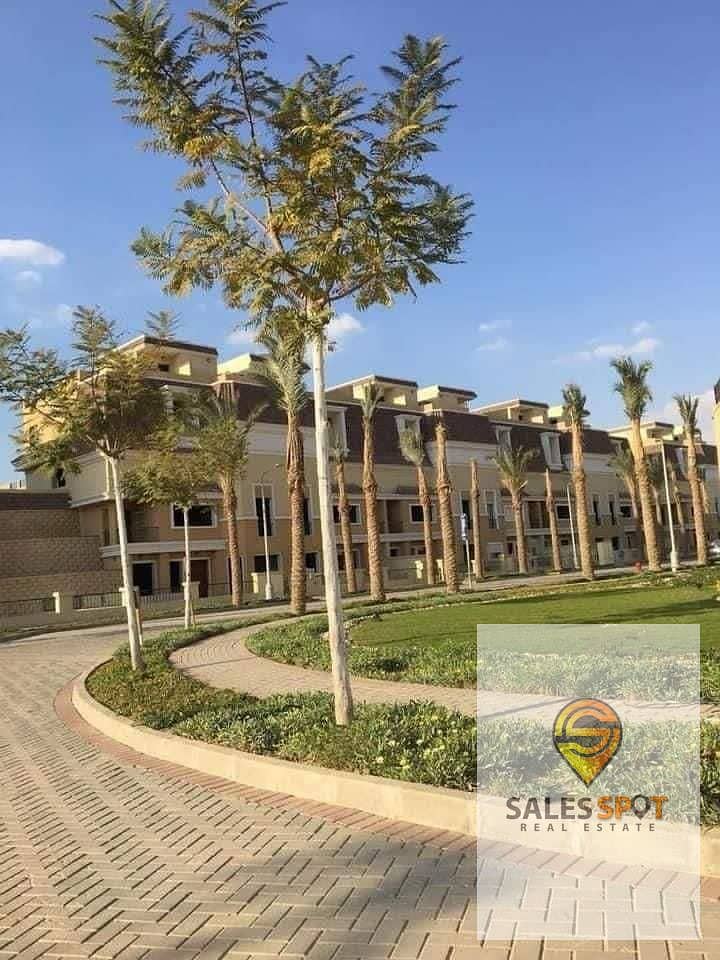 At a 42% discount, a 239 sqm villa + garden + roof for sale in The Butterfly Compound -- The Butterfly  in Mostakbal City, minutes from Fifth Settle 9