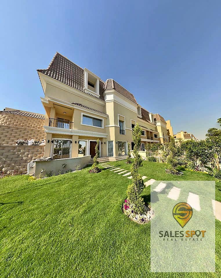 At a 42% discount, a 239 sqm villa + garden + roof for sale in The Butterfly Compound -- The Butterfly  in Mostakbal City, minutes from Fifth Settle 15